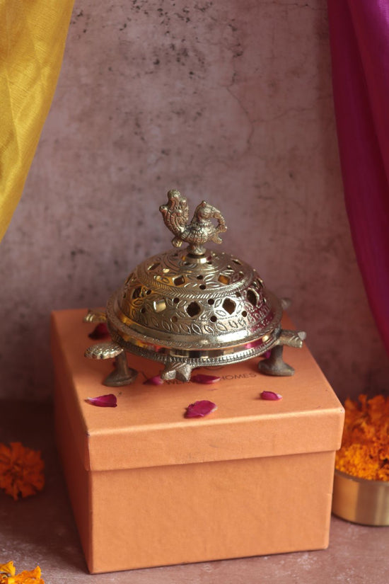 Tamra Dhoop Daan Diwali Gift Box made by brass