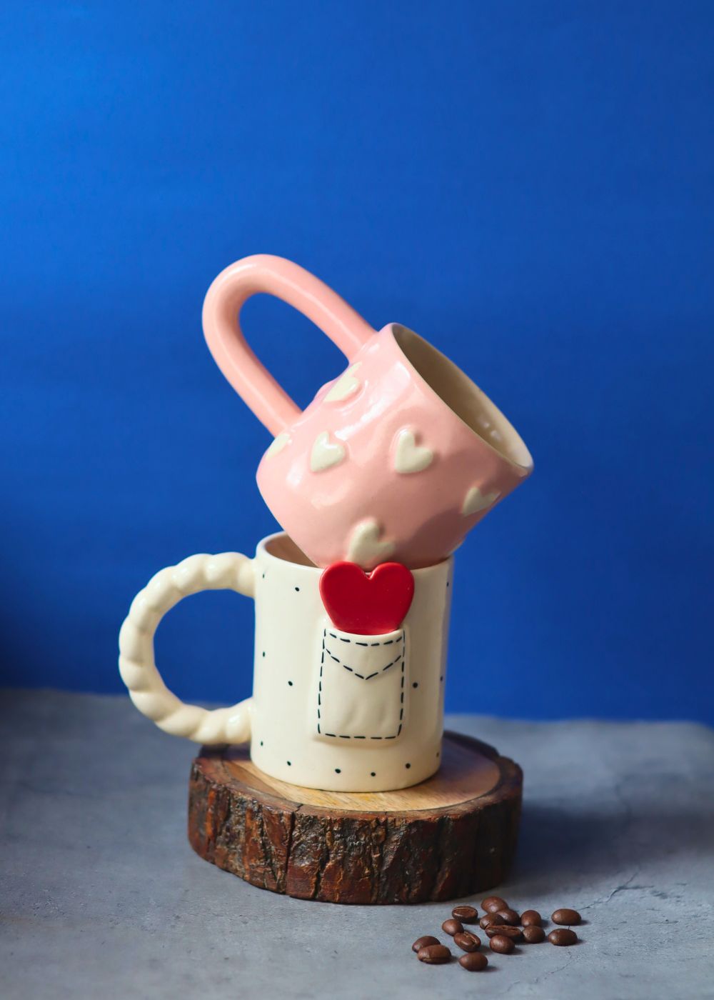 Love Letter & Pastel Pink Heart Mug with premium quality material