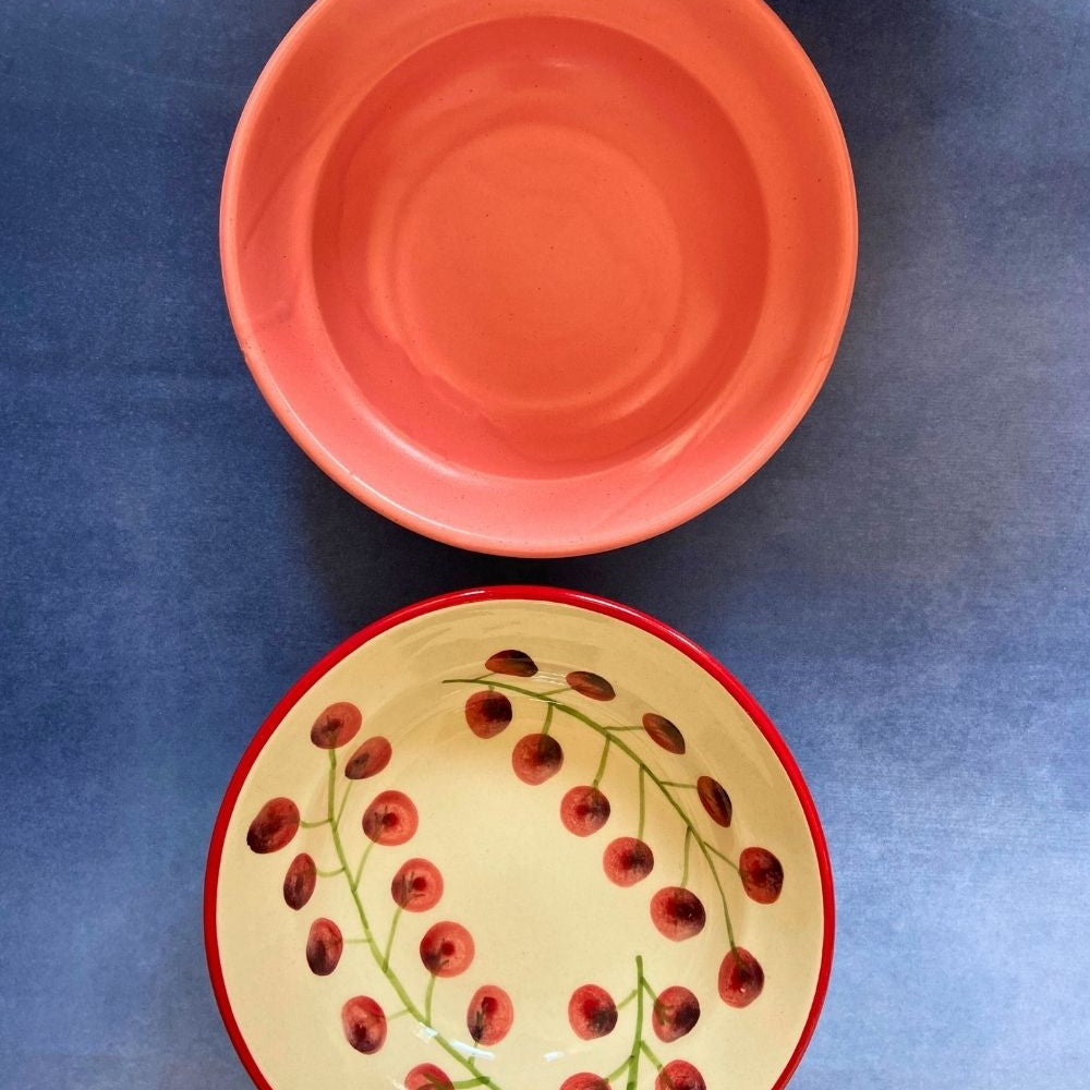 handmade pasta plate