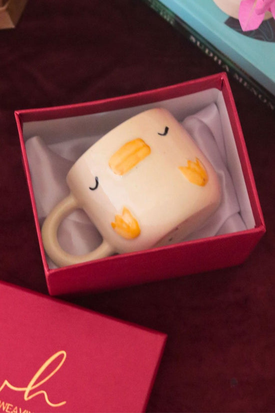 Quack Quack Mug in a Gift Box made by ceramic