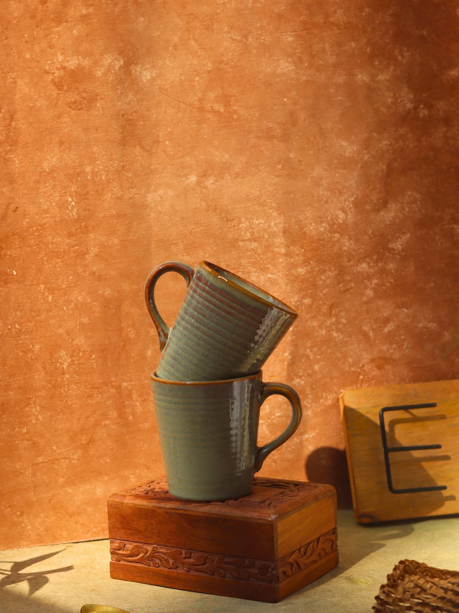 Olive coffee mug with premium quality material