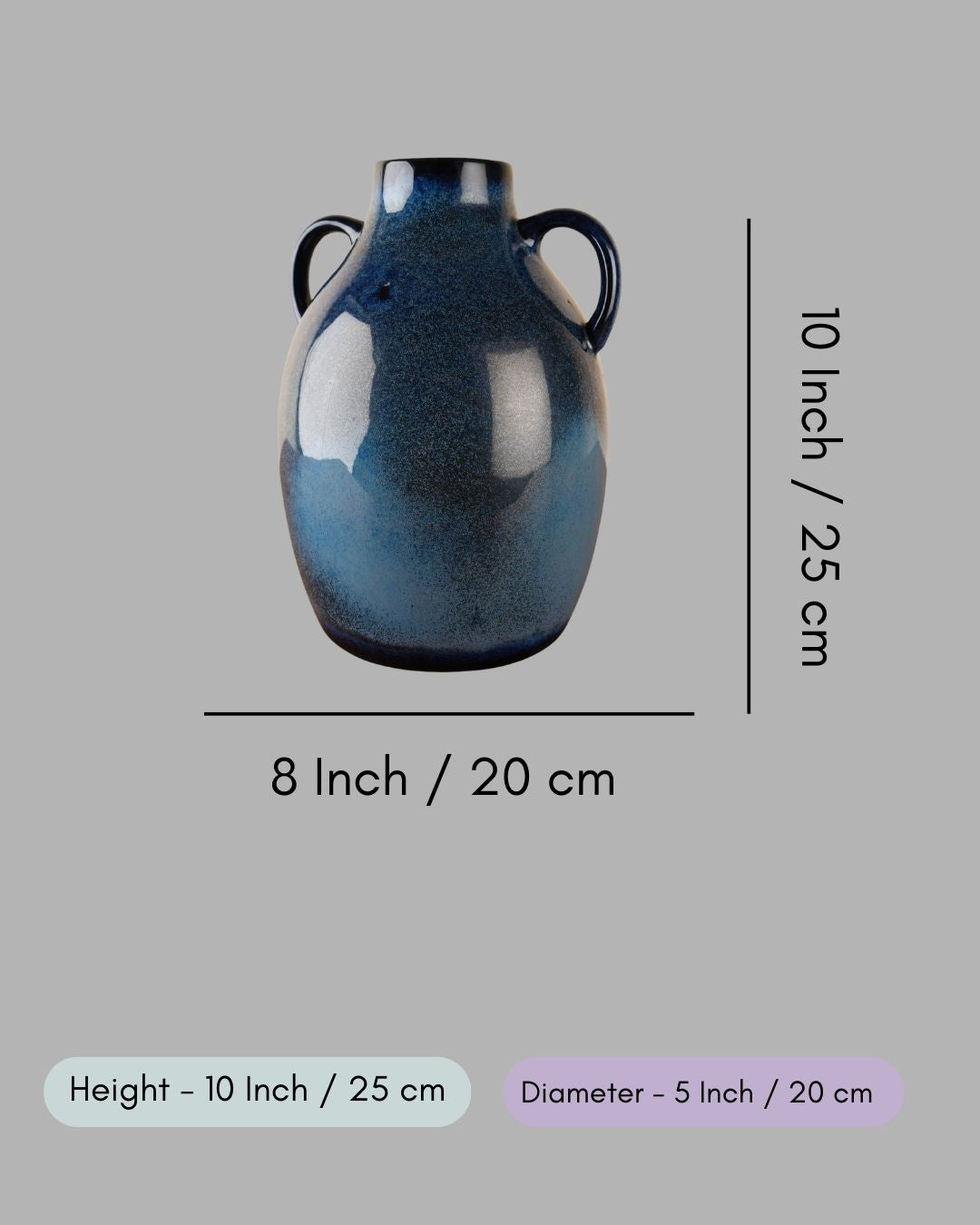 Royal Blue Statement Vase