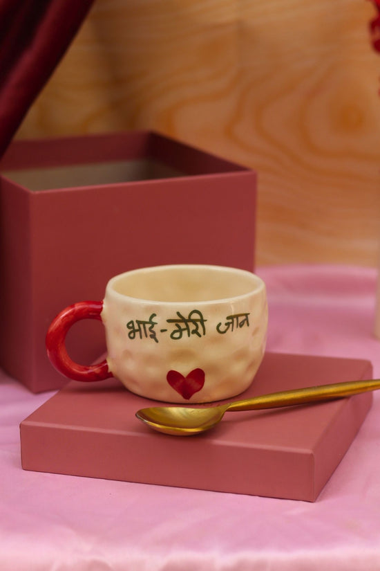 ceramic mugs Bhai Meri Jaan Mug in a Gift Box 