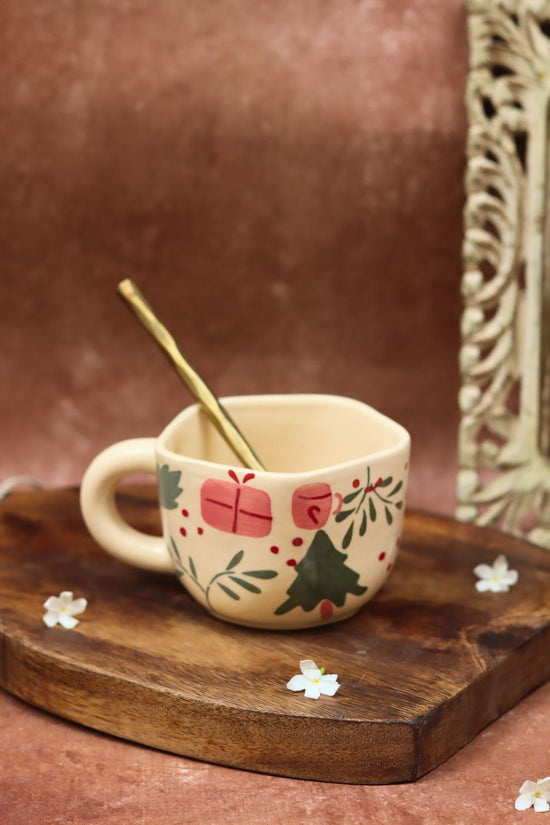 Cozy Christmas Mug made by ceramic
