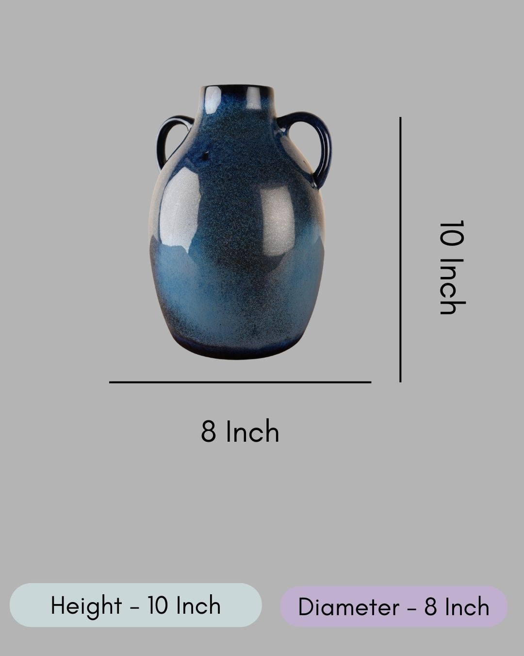 Royal Blue Statement Vase