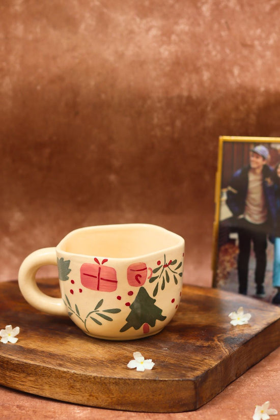 Cozy Christmas Mug handmade in India
