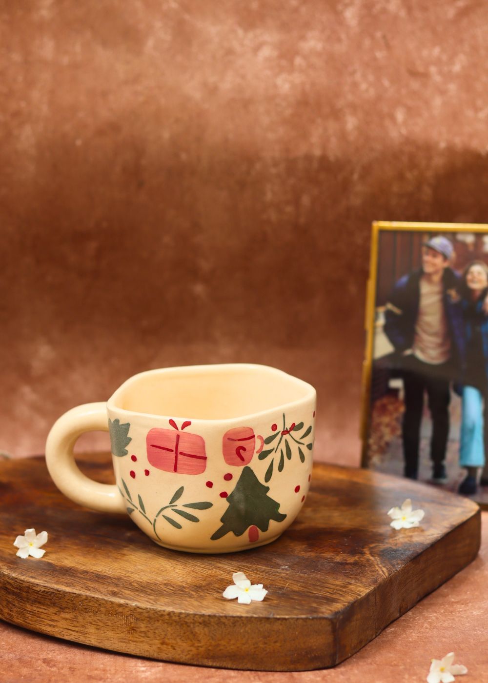 Cozy Christmas Mug handmade in India