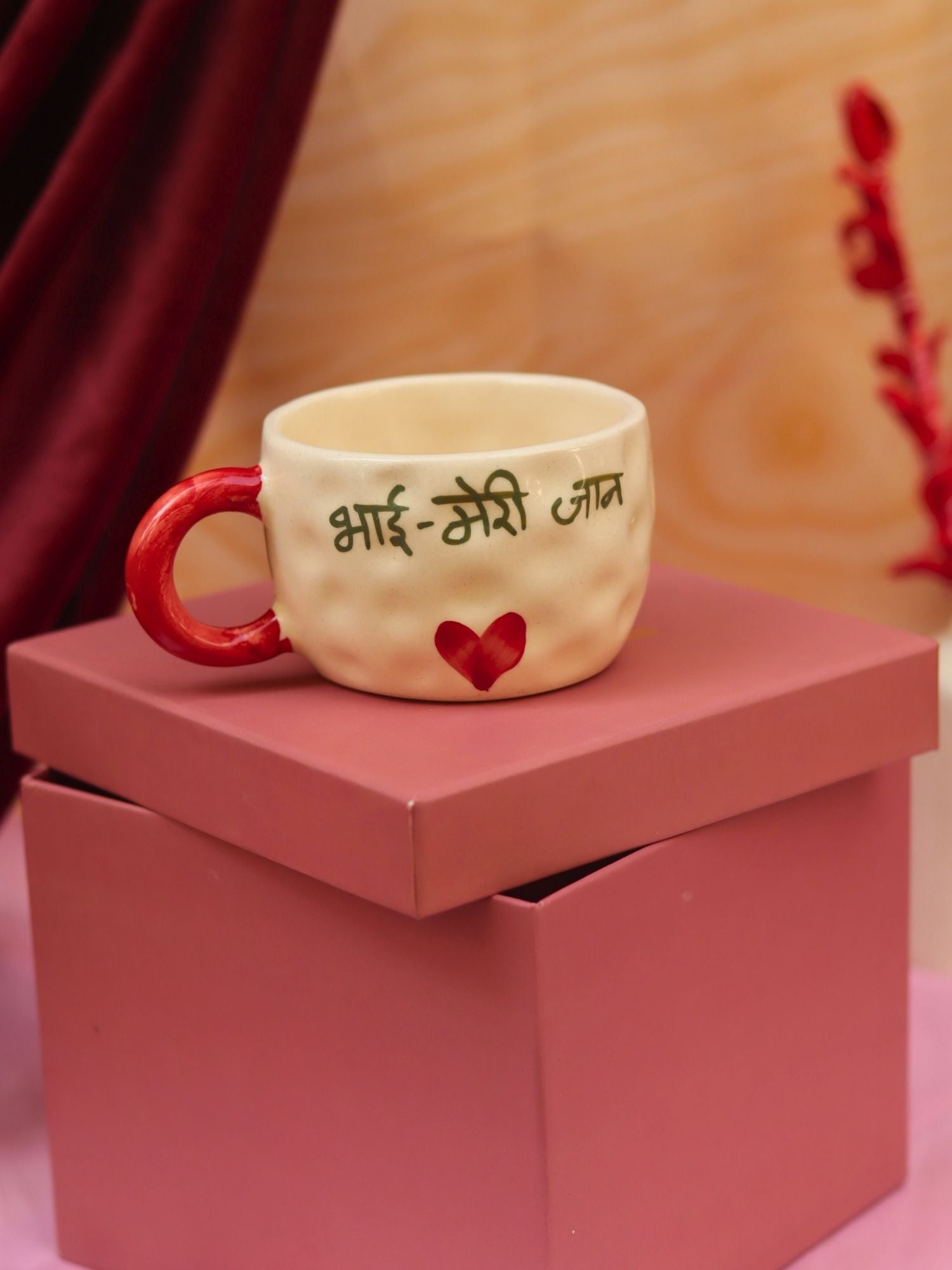 Bhai Meri Jaan Mug in a Gift Box handmade in India