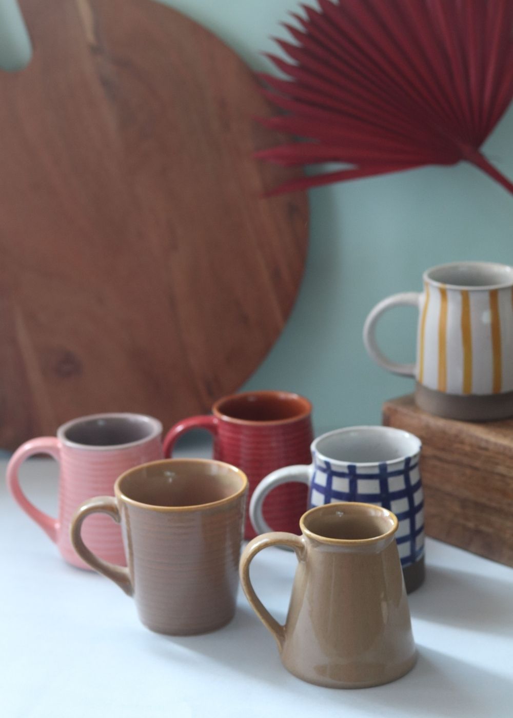 Set of 6 Artisan Mugs (for the price of 5) made by ceramic