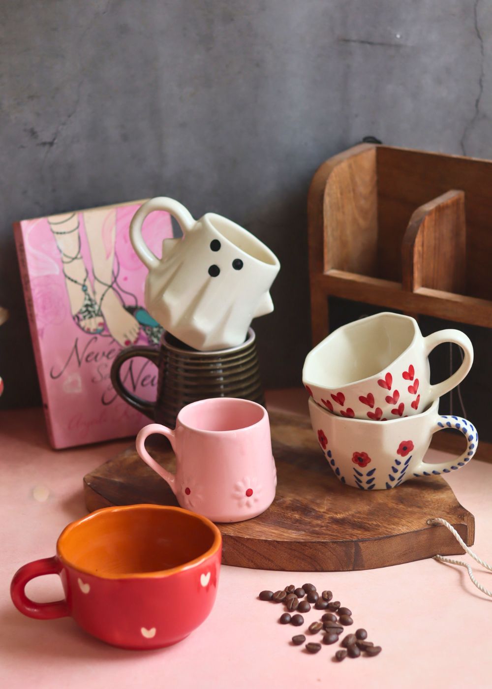 Buy 5 Bestselling Cute Mugs & Get a mug free handmade in India