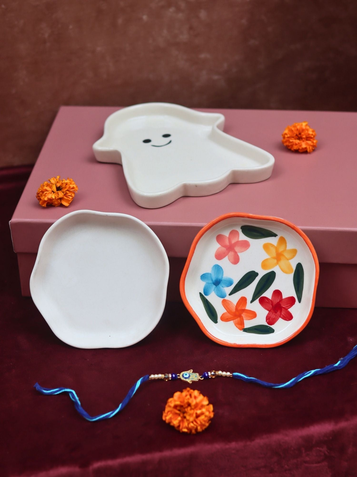 The Little Joys Luxe Rakhi Gift Hamper handmade in India