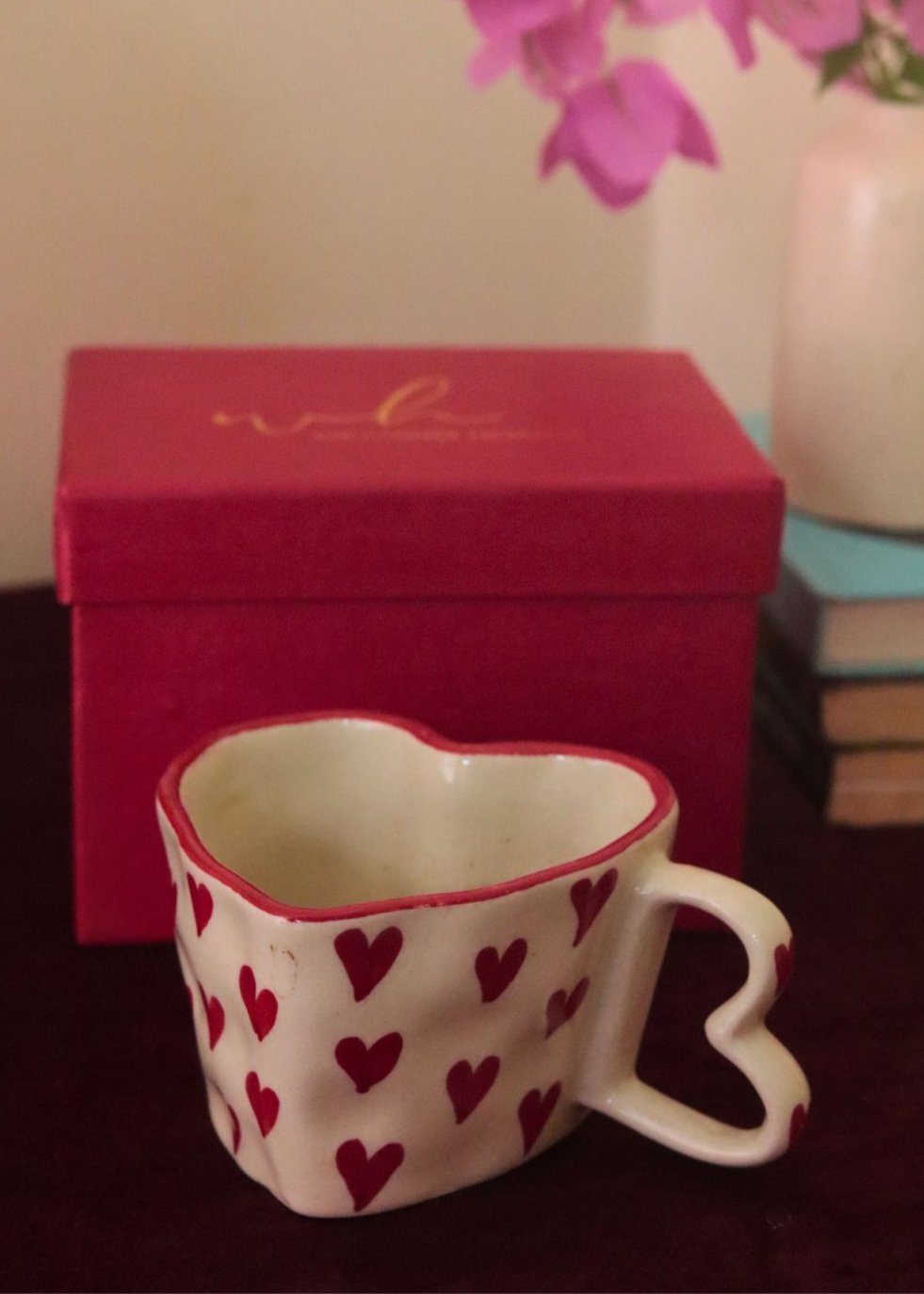 Amore Mug in a Gift Box handmade in india