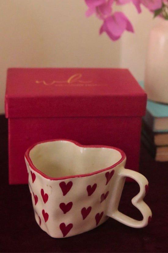 Amore Mug in a Gift Box handmade in india