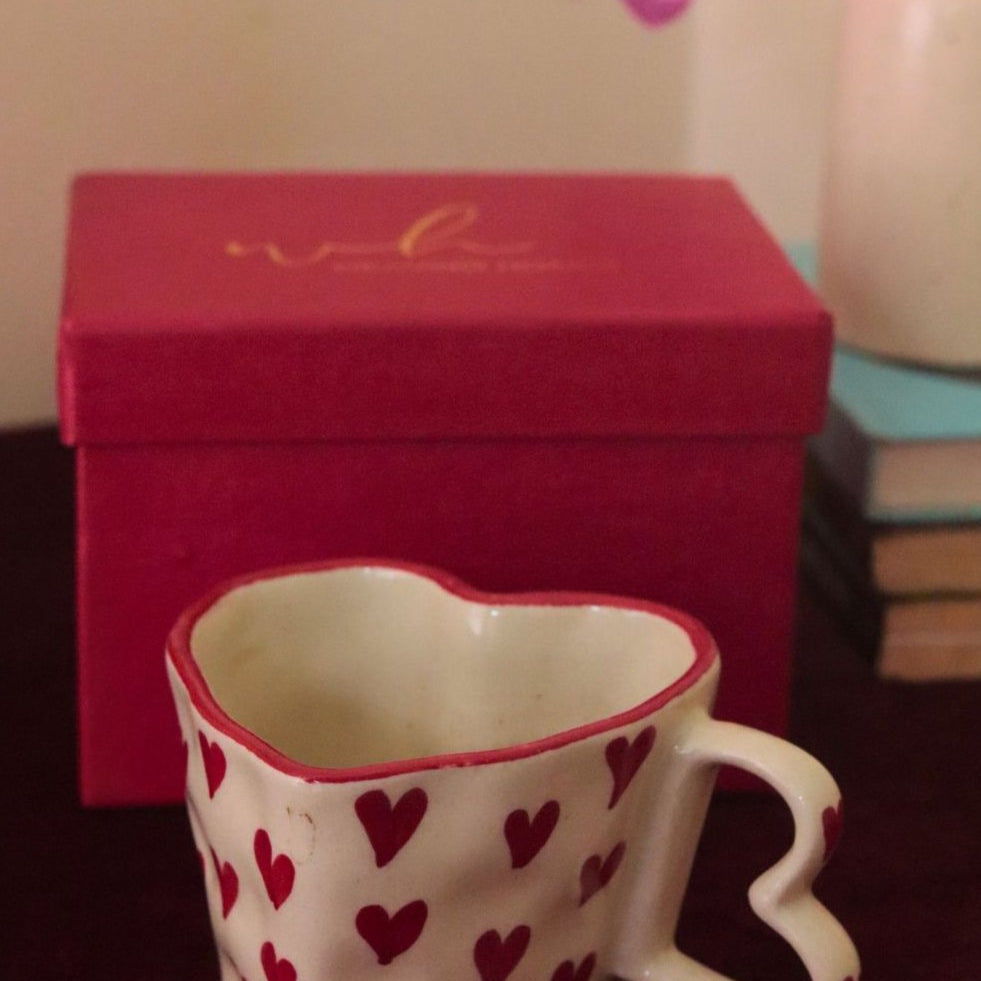 Amore Mug in a Gift Box handmade in india