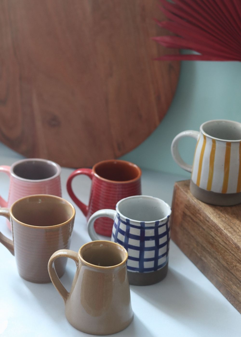 Set of 6 Artisan Mugs (for the price of 5)  with premium quality material