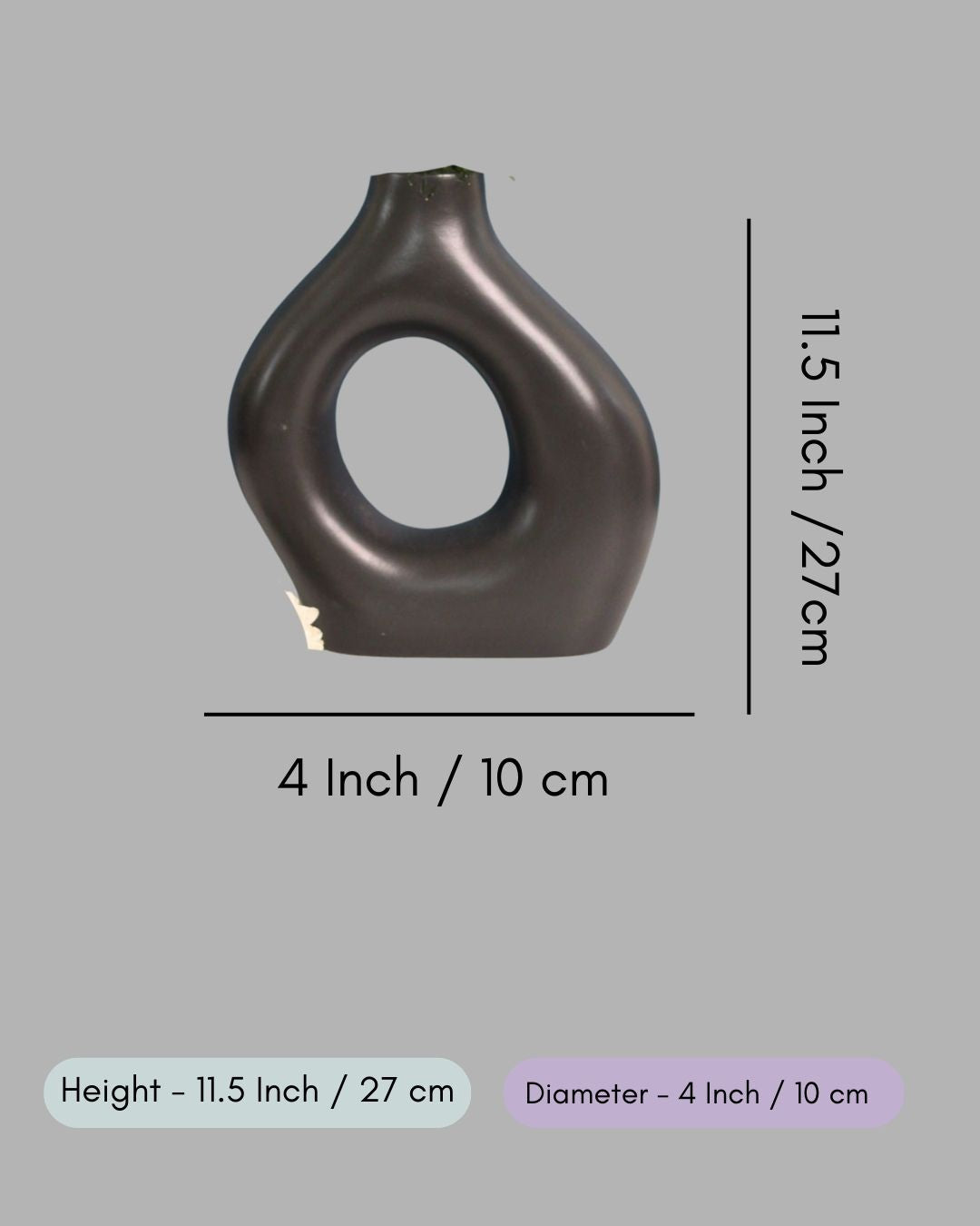Misfit Donut Vase - Large