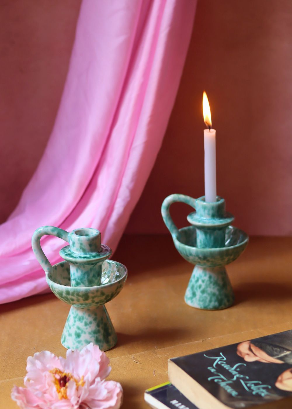 Noor Candle Holder - Set of 2 with premium quality material