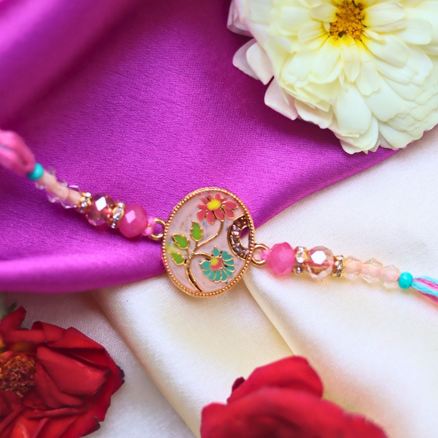 Floral Elegance Rakhi