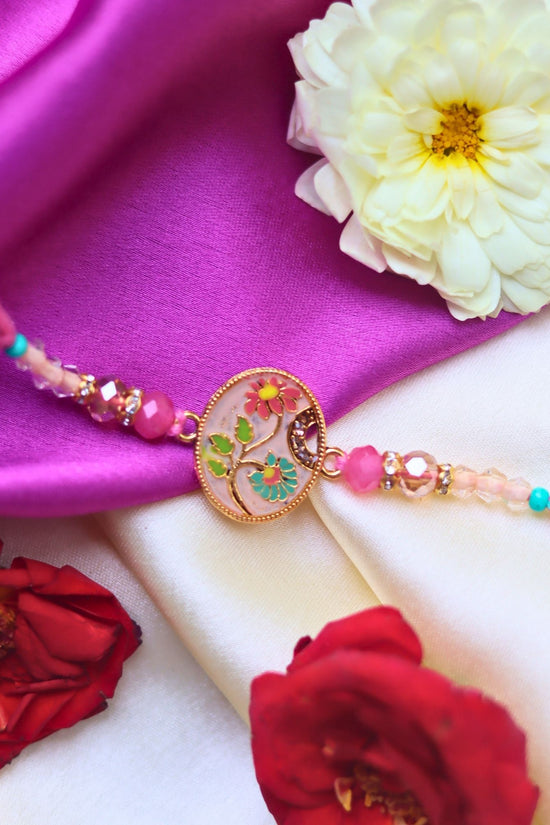 Floral Elegance Rakhi