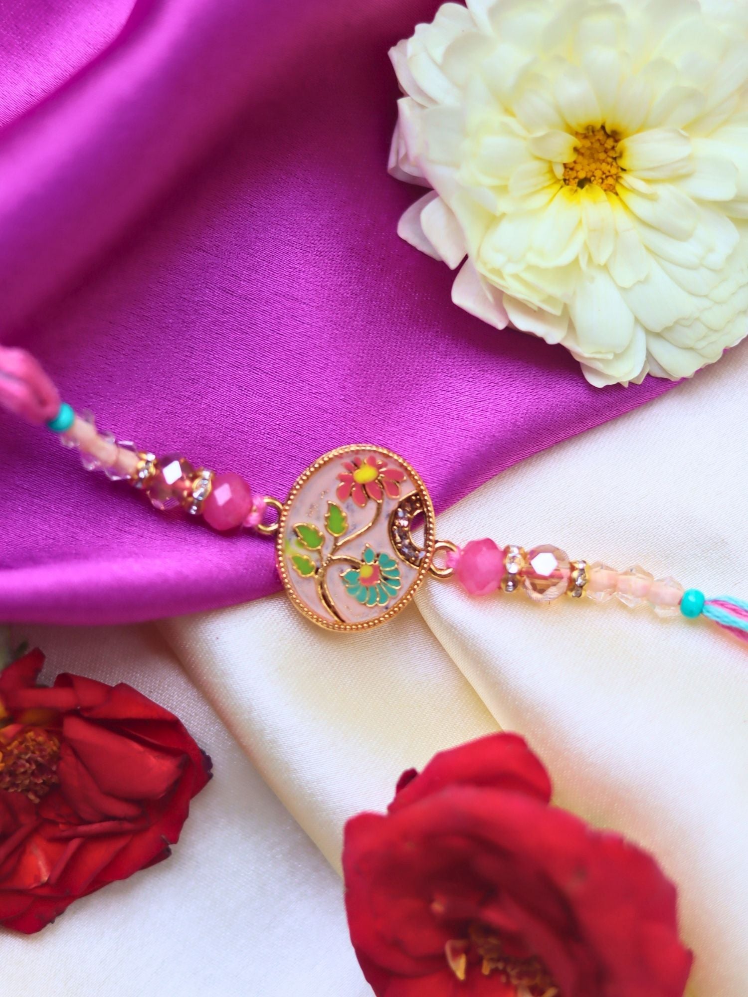 Floral Elegance Rakhi