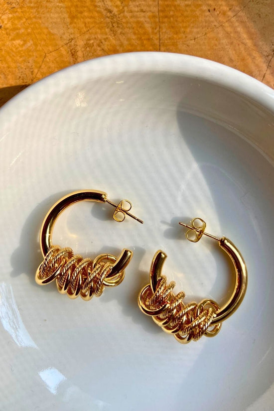 Anti tarnish Infinite Hoops