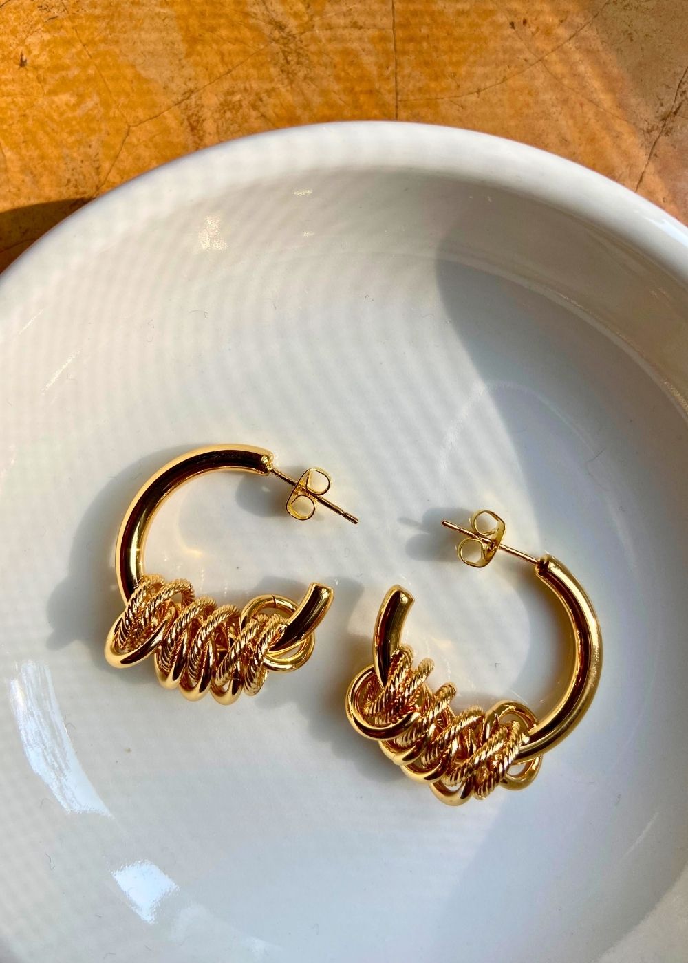 Anti tarnish Infinite Hoops