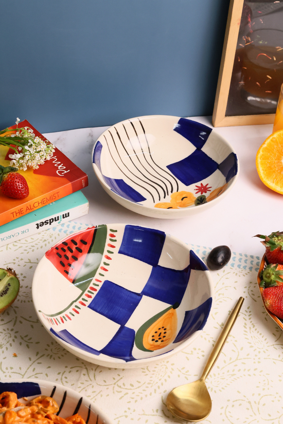 handmade mykonos bowls set of two