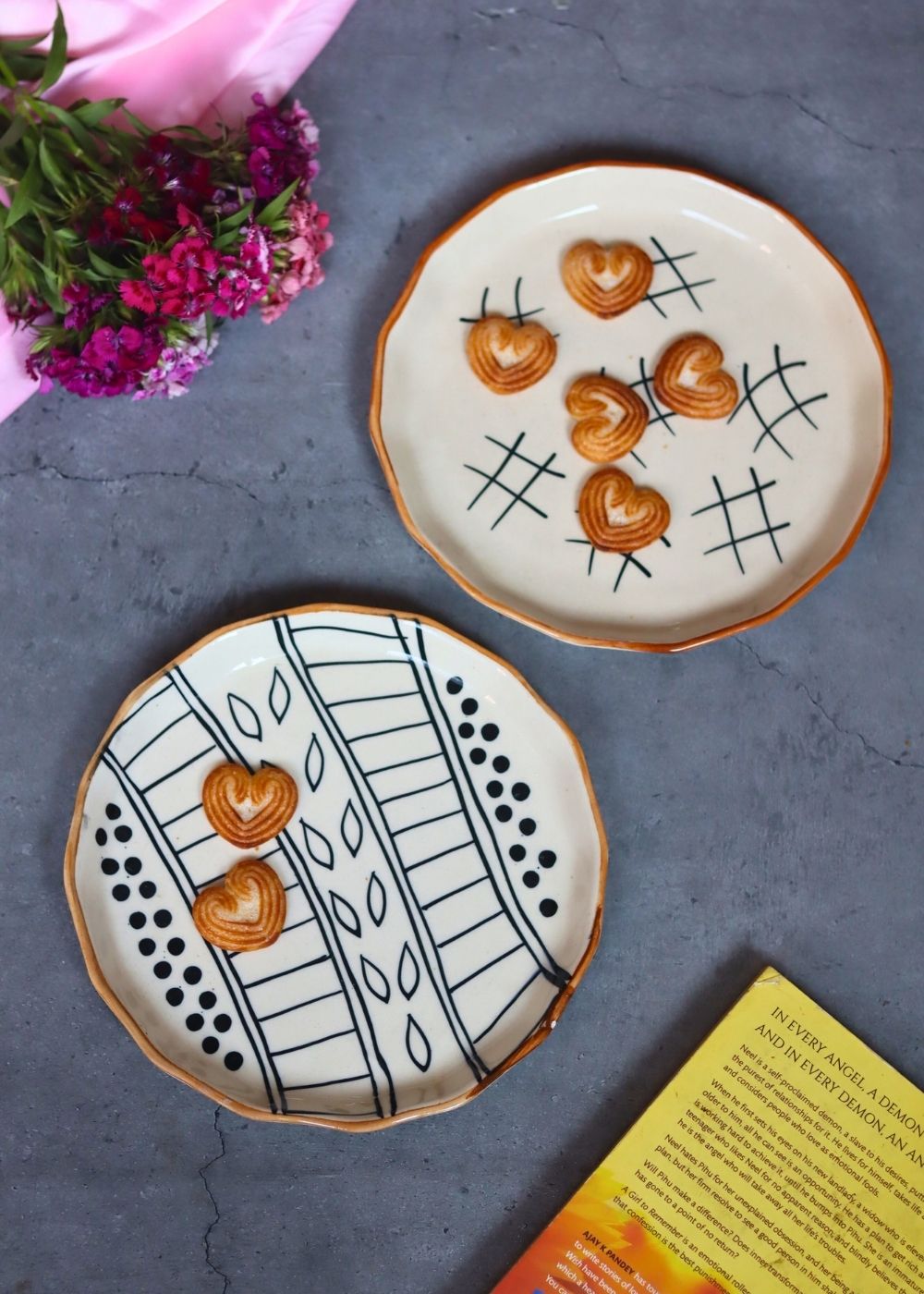 Paisley Dreams & Tic Tac Toe Snack Plates with premium quality material