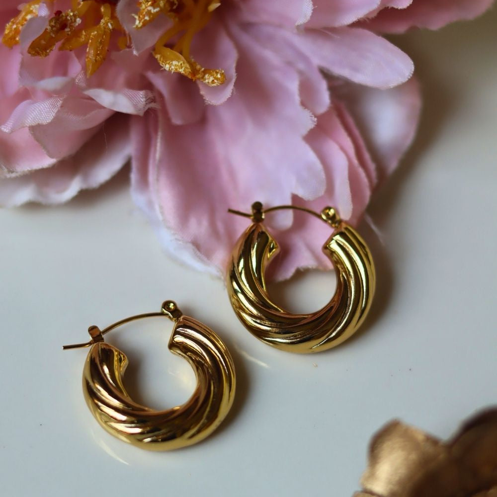 Anti tarnish Aurelia Hoops