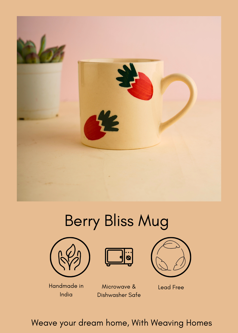 Handmade ceramic serveware tea mug