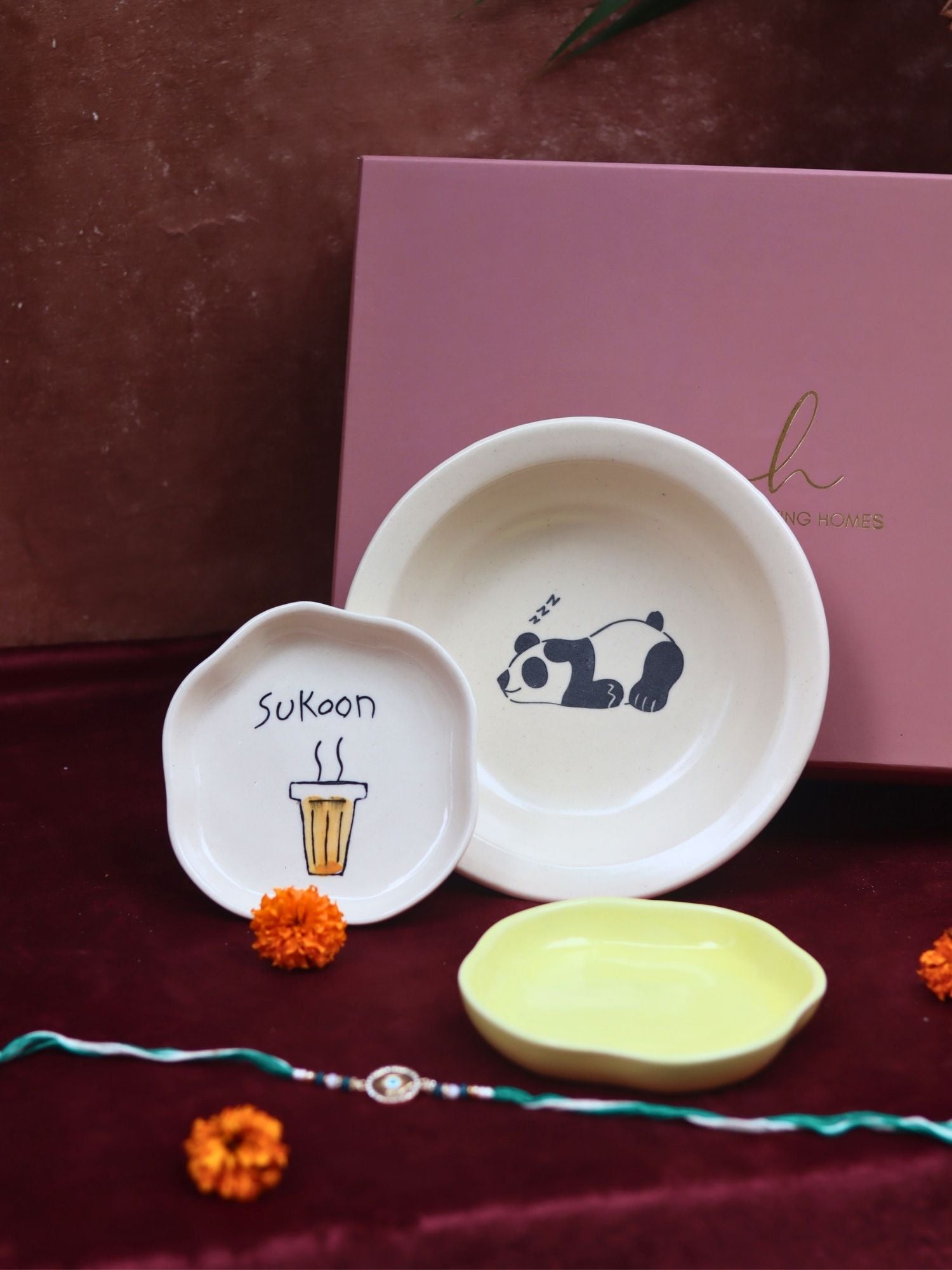 handmade The Dreamy Charm Luxe Rakhi Gift Hamper