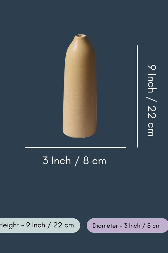 Tall Brown Vase