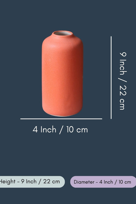 Orange Bloom Vase