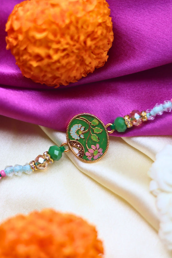 Floral Elegance Rakhi for this rakhsabandhan