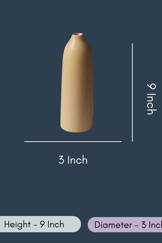 Tall Brown Vase
