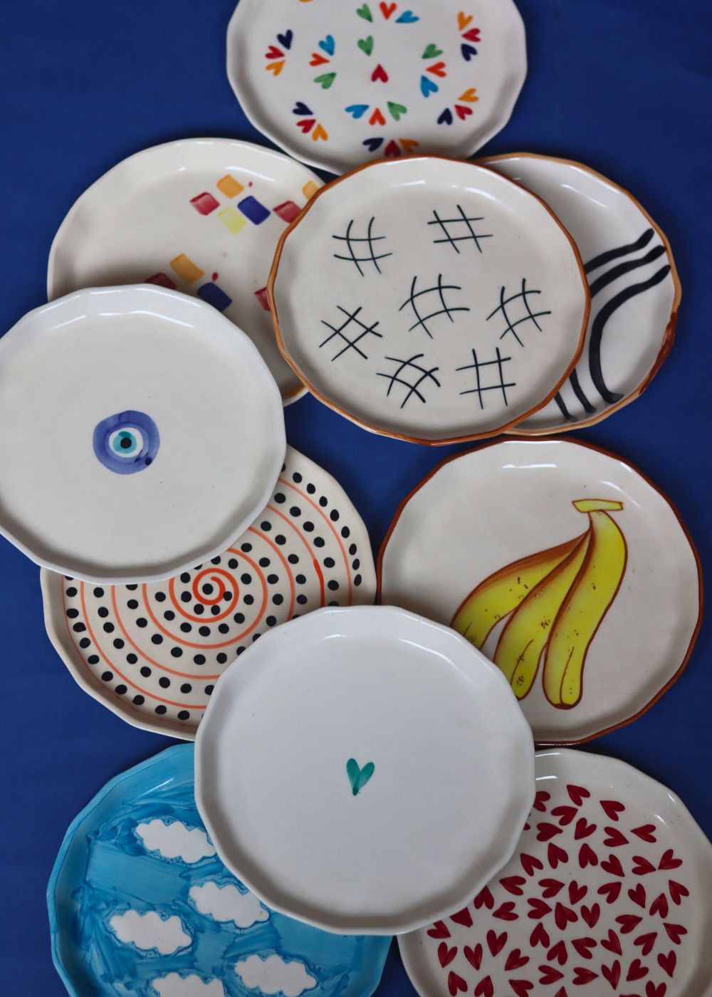 Set of 10 Best selling Snack Plates (For the Price of 7) with premium quality material