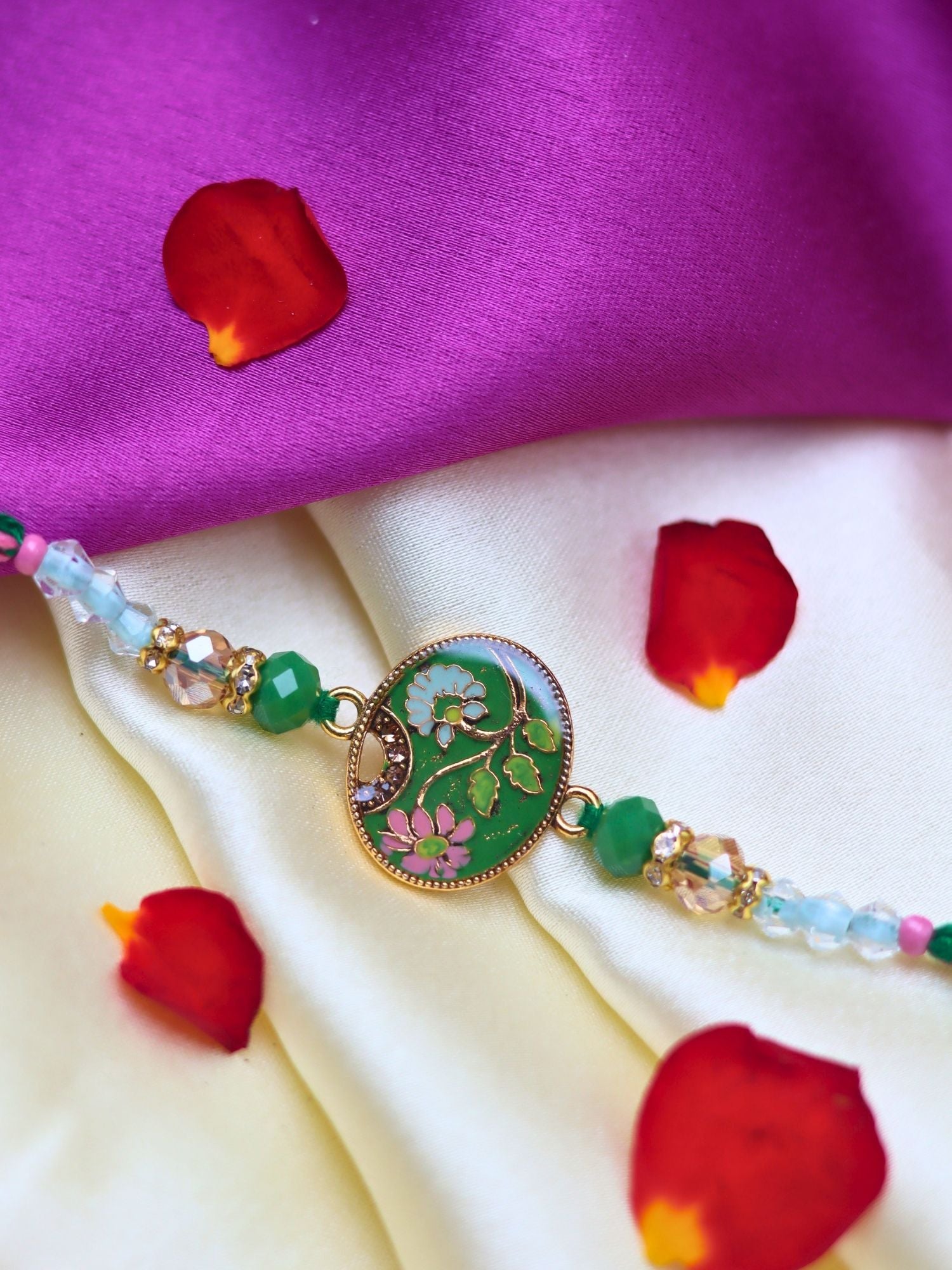 Floral Elegance Rakhi hypoallergenic