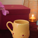 Yellow Lily mug in a Gift Box with premium quality material