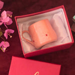 Handmade Pink Lily mug in a Gift Box