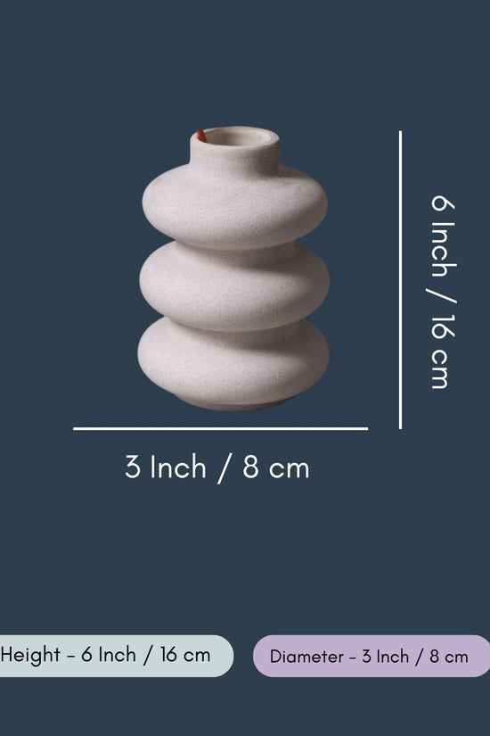 Sanded Moulded Vase