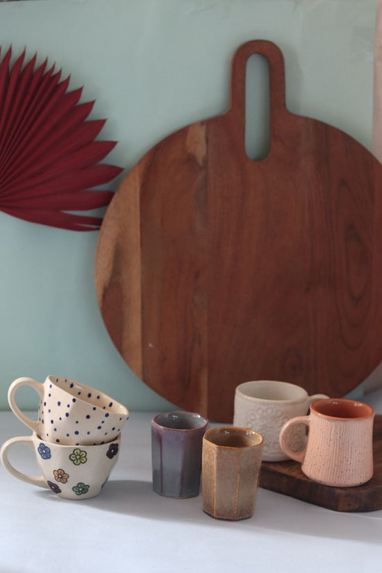 Set of 6 Artisan Brew Mugs (for the price of 5) handmade in india