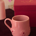 Pink Lily mug in a Gift Box with premium quality material