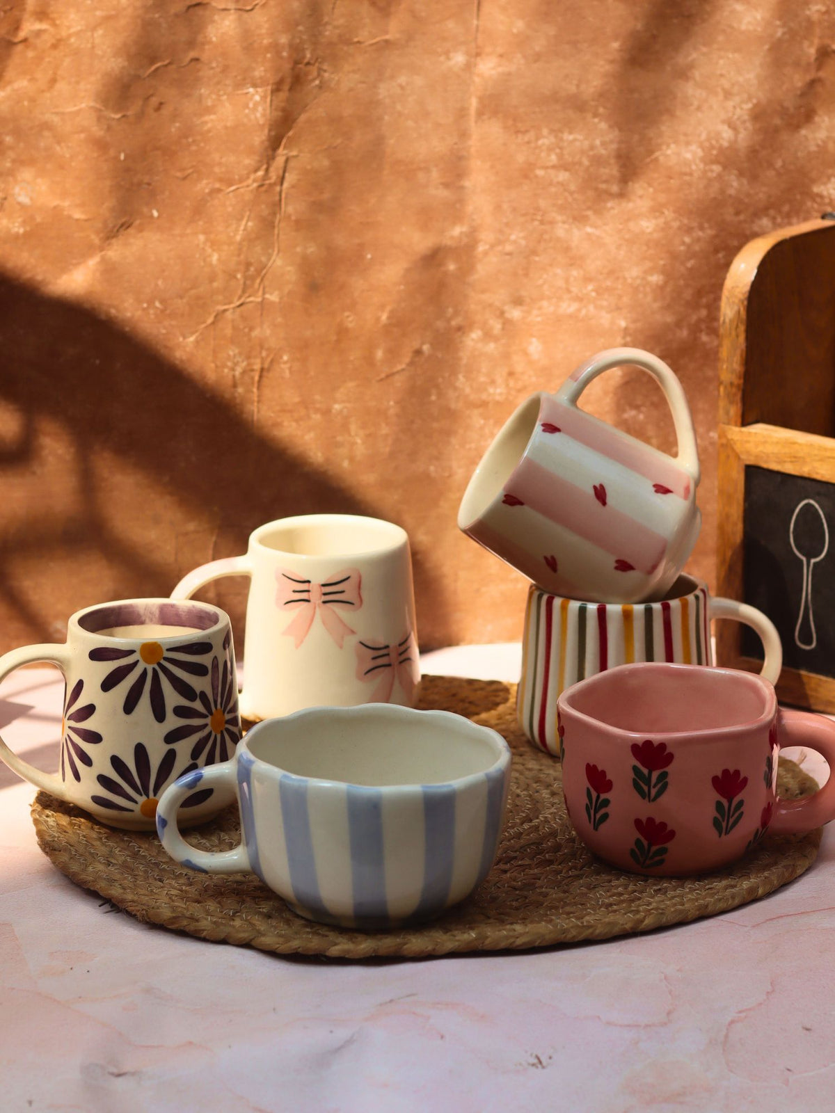 Set of 6 Minimalist coffee Mug (for the price of 5) with premium quality material