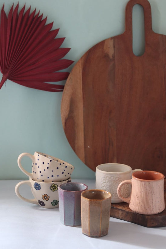 Set of 6 Artisan Brew Mugs (for the price of 5) made by ceramic
