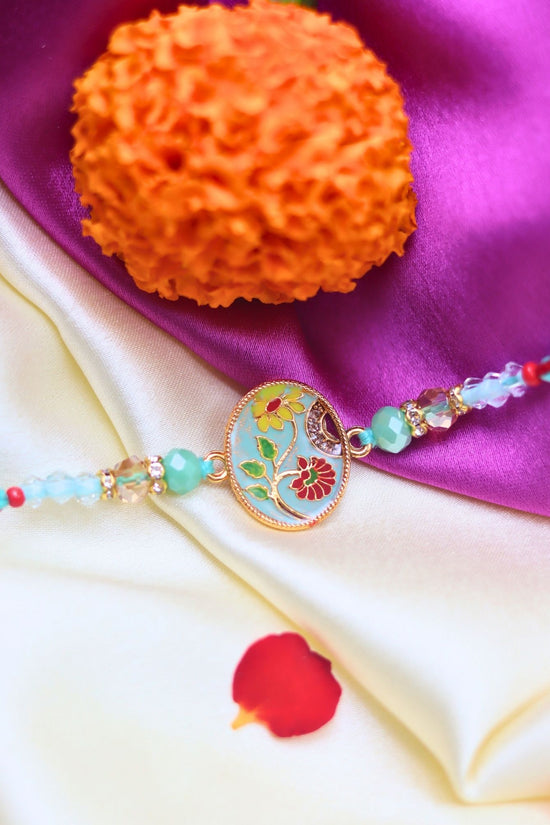 Floral Elegance Rakhi made with premium quality material