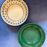 set of 2 pasta plate combo