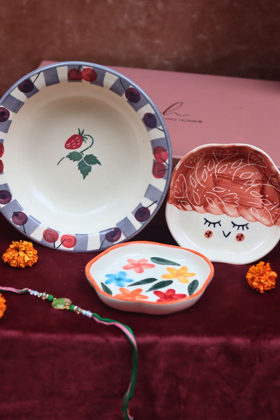 The Cherry Bliss Luxe Rakhi Gift Hamper with premium quality material