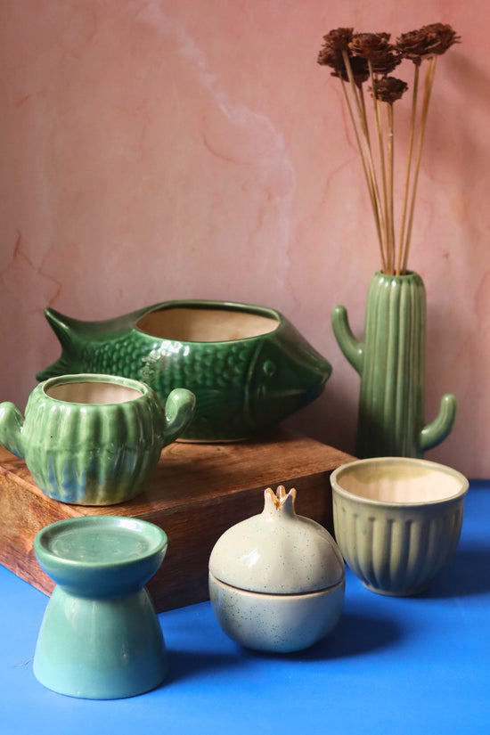 Set of 6 Garden Grace Combo (for the price of 5) made by ceramic