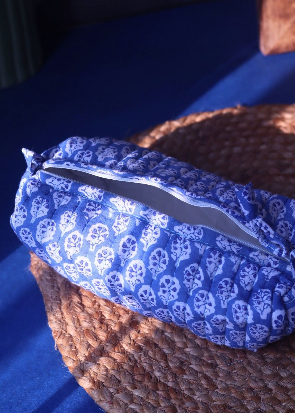 Indigo Toiletry Bag - Small handmade in india