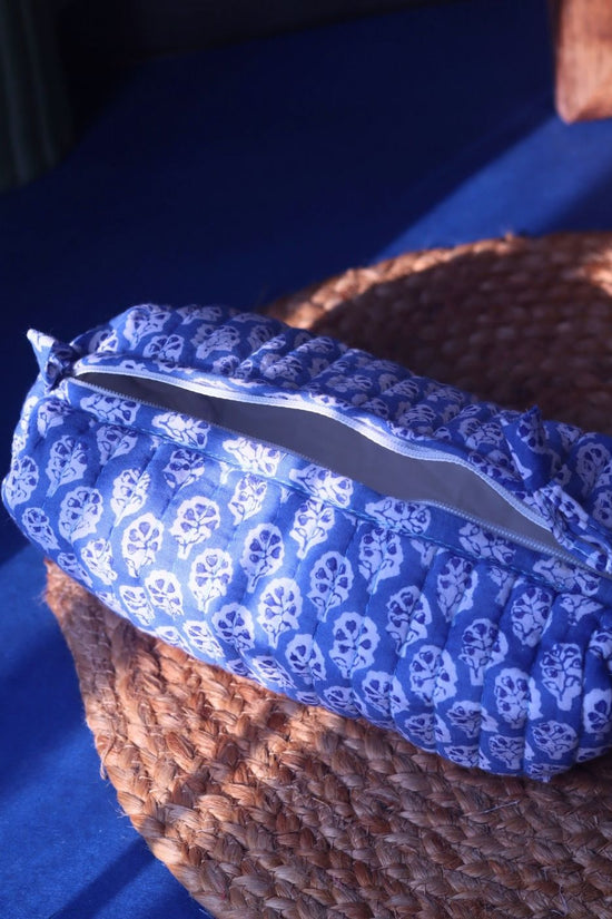 Indigo Toiletry Bag - Small handmade in india